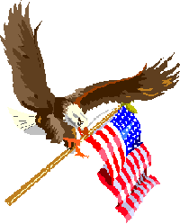 eagle and flag